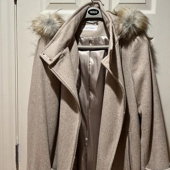 NWT Calvin Klein WoolBlend Coat - Picture 1 of 16